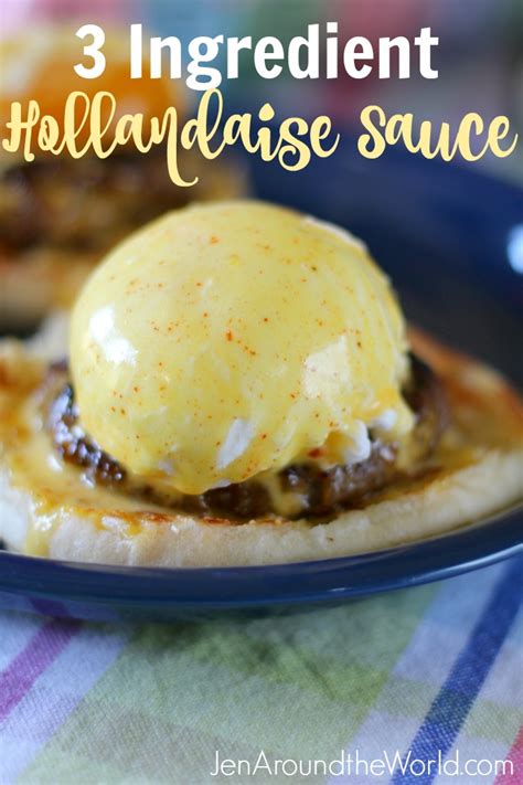 Some think eating it will make them fat. This 3 Ingredient Hollandaise Sauce Needs to be Made This ...