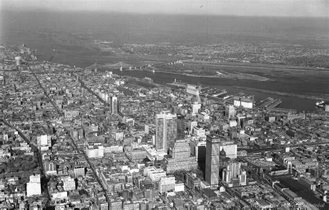 Aerial perspective of the City of Montreal, ca. 1963 | taylornoakes.com