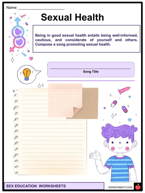 Sex Education Facts And Worksheets Anatomy Health Importance