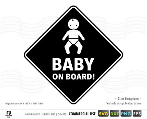 Baby On Board Svg Baby On Board Car Decal Bumper Sticker Etsy