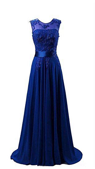 Kmformals Damen Chiffon Langes Party Ballkleid Abendkleid ...