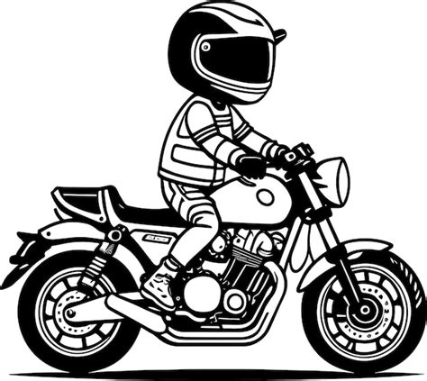 Premium Vector Motorcycle Clipart Vector Illustration