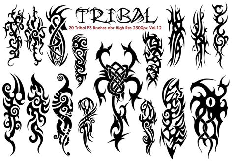 Check spelling or type a new query. Tribal PS Brushes Vol.12 - Free Photoshop Brushes at ...
