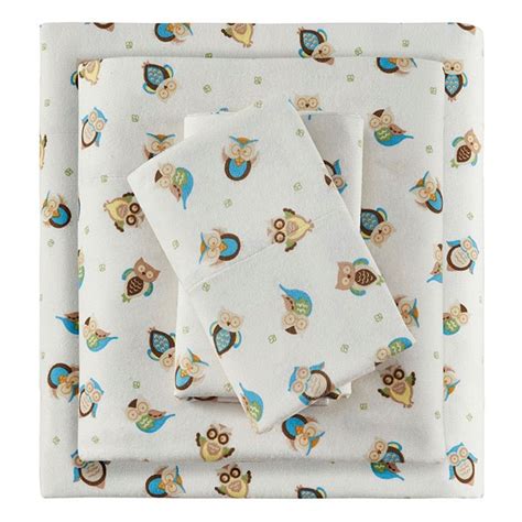 These sheets sets are not so costly, that the best part about them. True-north-cozy-flannel-twin-size-sand-owls-100-cotton-bed ...
