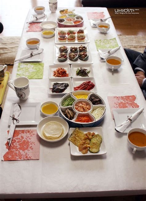 A Full Korean Table 파티 음식 한식