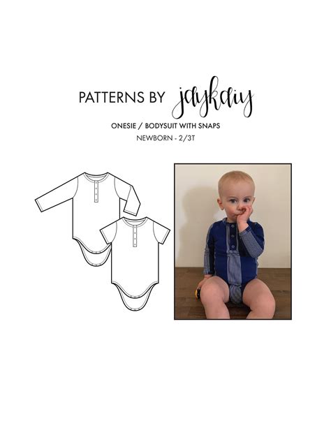 Toddler Onesie Sewing Pattern Reghanpaulin