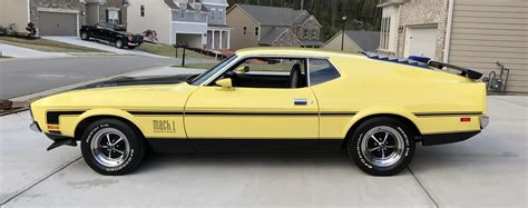 1971 Ford Mustang Mach 1 Grabber Yellow 351 Windsor 4bbl 4 Speed