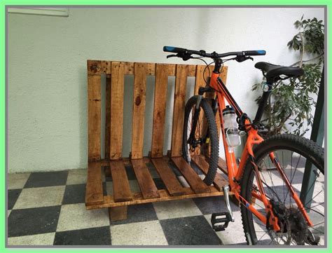 48 reference of bike rack wooden pallet | Pallet bike racks, Diy bike rack, Bike rack