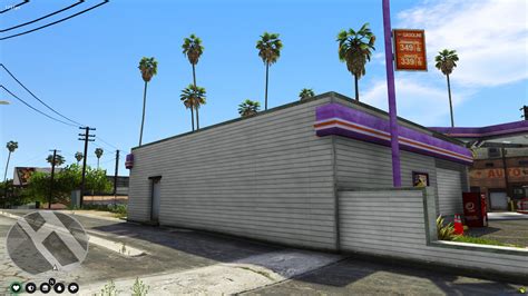 Better Grove Street Gas Station Fivem Ready Gta5