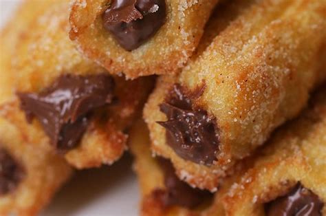 You Need These Chocolate Hazelnut Stuffed Churros As Your Next Dessert