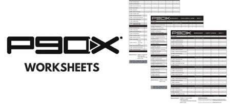 P90x Worksheets Archives Zillafitness