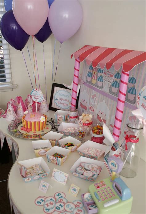 Cupcakes Birthday Party Ideas Photo 1 Of 51 Catch My Party