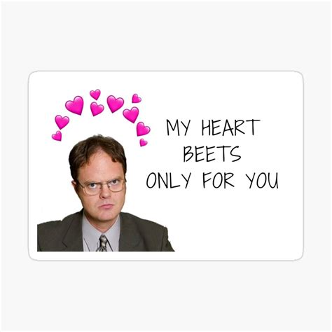 The Office Dwight Schrute Valentines Day Anniversary Birthday