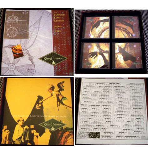 King Crimson Frame By Frame The Essential 4 Cd Box Japan 1991 Wobi
