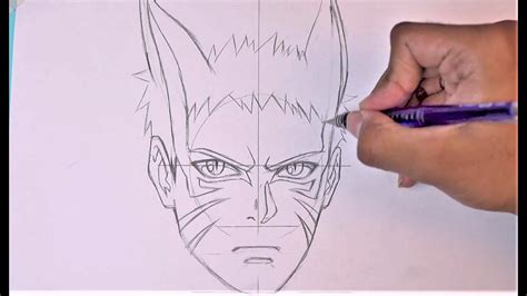 How To Draw Naruto Baryon Mode BORUTO Naruto Next Generations YouTube