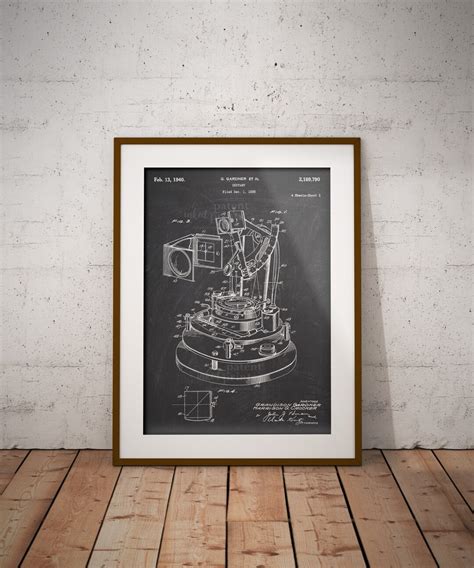sextant patent poster navigation device patent print naval etsy