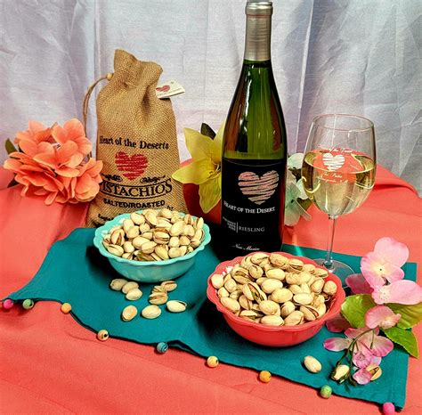 Pistachios And Wine A Perfect Pair For Summer Nights Heart Of The Desert Heart Of The Desert
