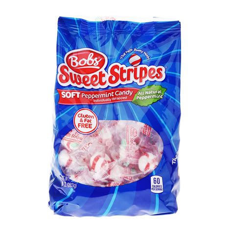 Bobs Sweet Stripes Soft Peppermint Candy 10 Oz