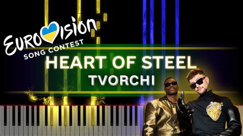 Tvorchi Heart Of Steel 🇺🇦 Eurovision 2023 Piano Tutorial Sheet