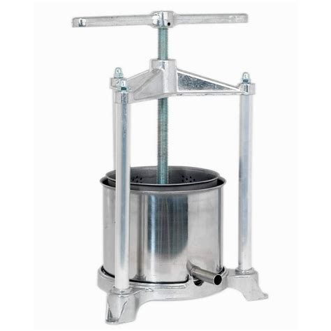 Ferrari Aluminumstainless Steel Fruit Press 20x17 Cm 55 Quart