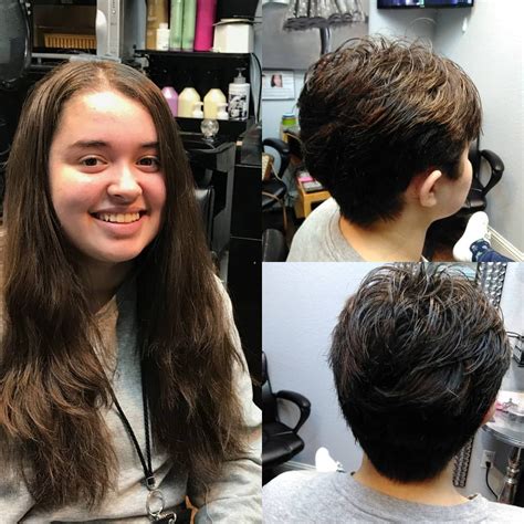 You get to help someone in need. Before and after hair donations . . #donatehair # ...