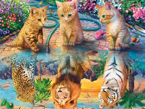 Buffalo Games Cats Collection Kitten Dreams 750 Piece Jigsaw
