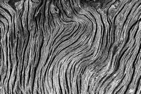 Wavy Driftwood Woodgrain Patterns Detailed Black And White Texture P