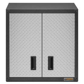 The wall bracket kit moves your cabinet up off the floor and onto any of our gladiator wall systems to free up space. Gladiator 28-in H x 28-in W x 12-in D Metal Garage Cabinet ...