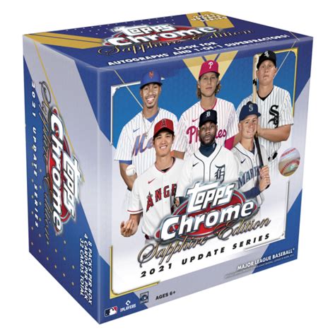 2021 Topps Chrome Baseball Update Series Sapphire Edition