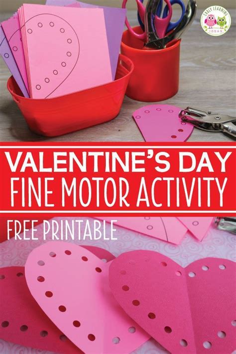 Try These Free Valentines Day Fine Motor Activities For Preschoolers