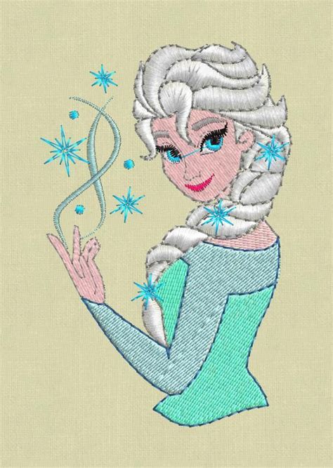 17 Embroidery Designs Frozen 2 Elsa Pues Sise Parezen