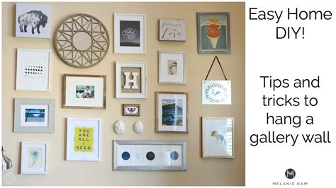 How To Hang A Gallery Wall Tips And Tricks Youtube