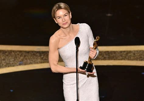 Renée Zellweger Makes Her Oscars Comeback With Judy Win And Celebrates