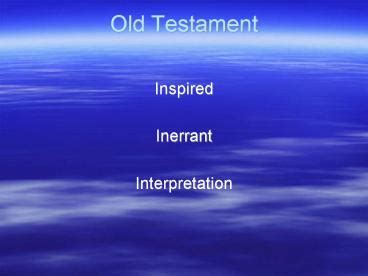 PPT Old Testament PowerPoint Presentation Free To View Id D MTJiY