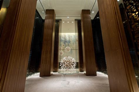 The Majestic Lobby Of New Four Seasons Hotel Toronto Features Panels