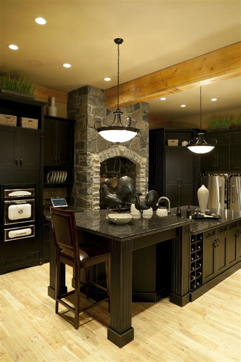 52 Dark Kitchens With Dark Wood And Black Kitchen Cabinets