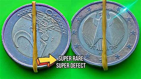 Super Rare Super Defect Germany 2 Euro 2002 G Rare Euro