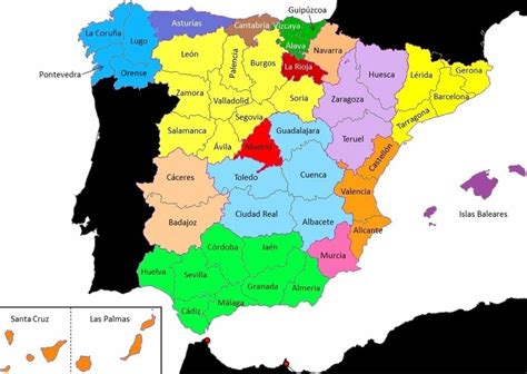 Pin De Karima En Mio Provincias España Mapa De España Rios De España