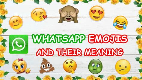 Emojis And Their Meanings The Modern Learning YouTube