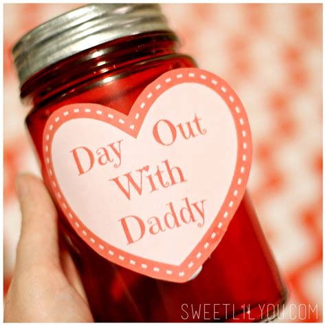 Order the perfect valentine's day gift this year for. Day Out With Daddy Jar - Valentine's Day Gift for Dad ...