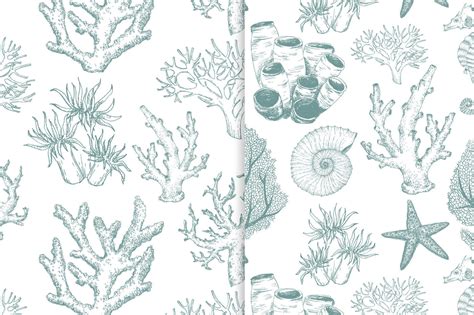 Sea Life (VECTOR) By Lembrik's Artworks | TheHungryJPEG.com