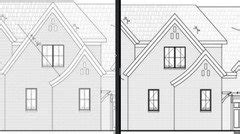 Roof pitch is measured in a rise to run ratio, with the vertical rise always shown first. 16/12 vs 14/12 roof pitch.. What do you think?