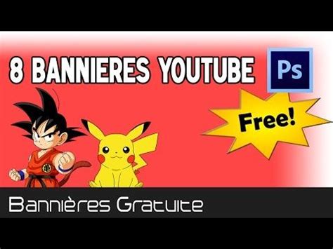 Bannière dragon ball & co. 8 Bannières Youtube ! Dragon Ball vs Pokémon [PSD ...