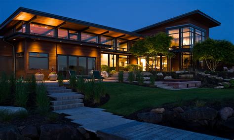 If you're planning to build a summer home, our lake house plans are a great choice to ensure you get the rustic feel you want. Contemporary Lake House Plans Modern Lake House Design ...