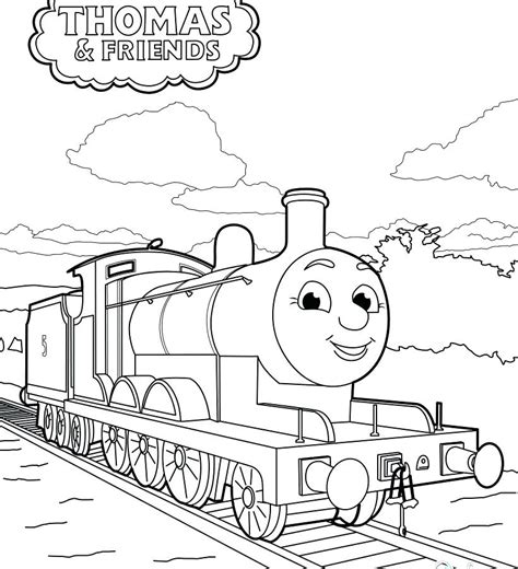 Thomas The Train Printable Coloring Pages At Getdrawings Free Download