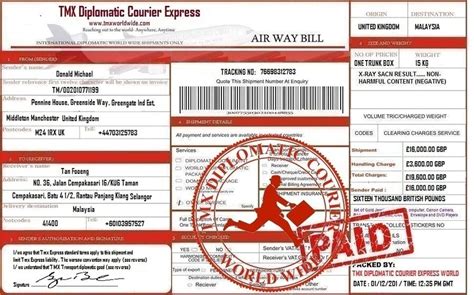 This is a local express service for our malaysian customer, providing pickup service from klang valley, penang, johor bahru, kota kinabalu (please refer to the postal code list). money scam UK-Malaysia - fake courier company and parcel ...