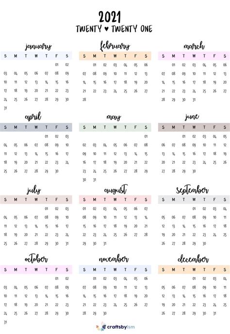 4,000+ vectors, stock photos & psd files. 2021 Calendar Printable Free in 2020 | Calendar printables ...