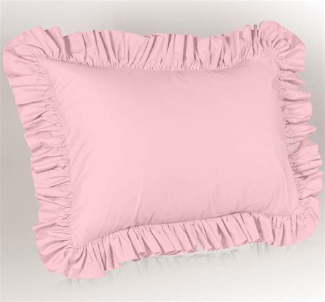 Solid Ruffled Pillow Sham Ebay