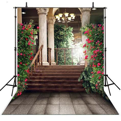 wedding photography backdrops flowers vinyl backdrop for photography staircase background for
