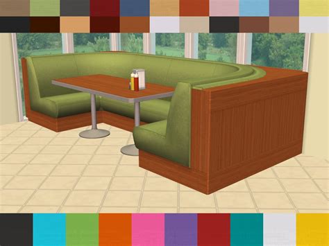 Mod The Sims Nl Sectional Booth Recolours